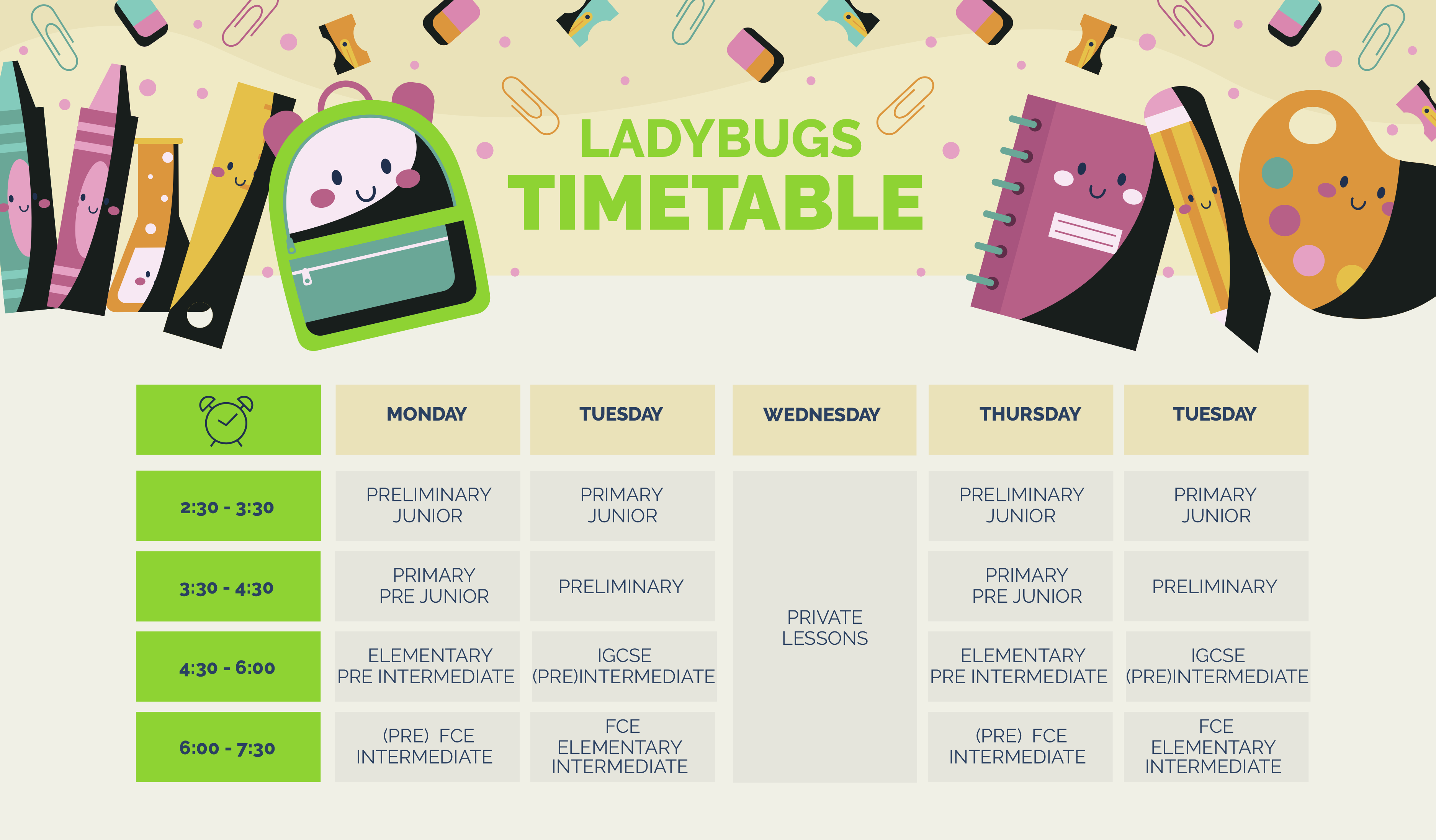 timetable